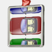 カラフル車 メタルオーナメント (左)