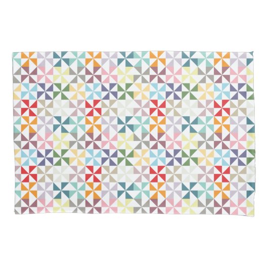 カラフル車 枕カバー (正面)