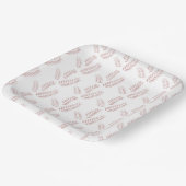 カラフル転がラッピング紙 ペーパープレート (傾斜あり)