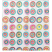 カラフル輪 シャワーカーテン (正面)