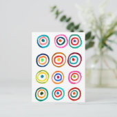 カラフル輪 ポストカード (スタンド正面)