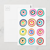 カラフル輪 ポストカード (正面/裏面)