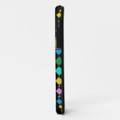 カラフル追加イニシャルジオメトリ Case-Mate iPhoneケース (裏面/左)