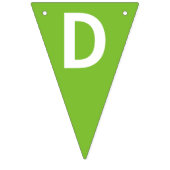 カラフル追加文字パーソナライズされたカスタム バンティングフラッグ (第2の旗)