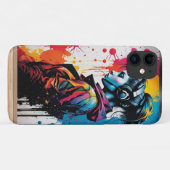 カラフル通りアートポートレート Case-Mate iPhoneケース (裏面(横))