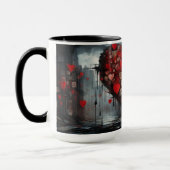 カラフル通りアートマグ – アーバンハートビート マグカップ (左)