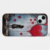 カラフル通りアート – グラフィティ電話ケース iPhoneケース (裏面横)