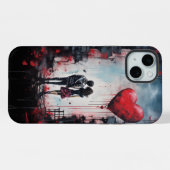 カラフル通りアート – グラフィティ電話ケース iPhoneケース (裏面横)