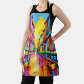 カラフル通りシーンアート エプロン (インサイチュ)