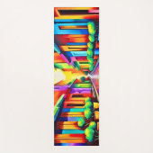 カラフル通りシーンアート ヨガマット (正面)