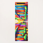 カラフル通りシーンアート ヨガマット (裏面)