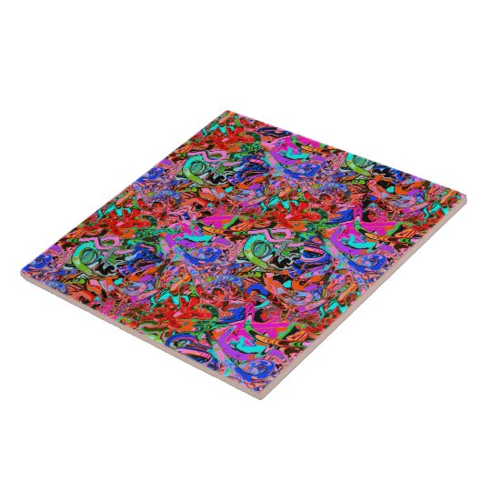 カラフル通りスタイル タイル (側面)