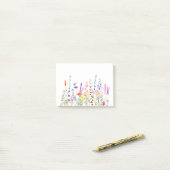 カラフル野生花畑 ポストイット (デスク上)