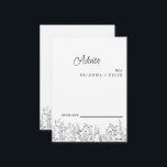 カラフル野結婚花アドバイス アドバイスカード<br><div class="desc">これは美エレガントしい野結婚花のアドバイス。このカラフルの結婚アドバイスカードは、あなたのシンプル夏のボーお洒落ホのレインボーに最適結婚である。それは結婚の座席表、名刺などとして完璧である。クリックitボカスタマイズタンでデザインをパーソナライズ。</div>