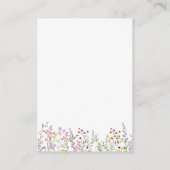 カラフル野結婚花アドバイス アドバイスカード (裏面)