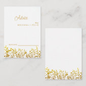 カラフル野結婚花アドバイス アドバイスカード (正面/裏面)