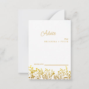 カラフル野結婚花アドバイス アドバイスカード