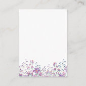 カラフル野結婚花アドバイス アドバイスカード (裏面)