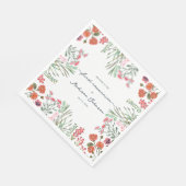 カラフル野草第一聖餐式 スタンダードランチョンナプキン (角)