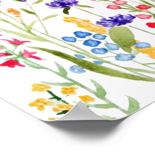 カラフル野 ポスター (角)