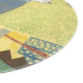 カラフル針金に乗った鳥 カッティングボード (角)