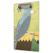 カラフル針金に乗った鳥 クリップボード (左)