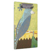 カラフル針金に乗った鳥 クリップボード (右)