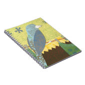 カラフル針金に乗った鳥 ノートブック (右側)