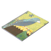 カラフル針金に乗った鳥 ノートブック (左側)