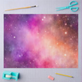 カラフル銀河系アートティッシュペーパー 薄葉紙 (クラフト)