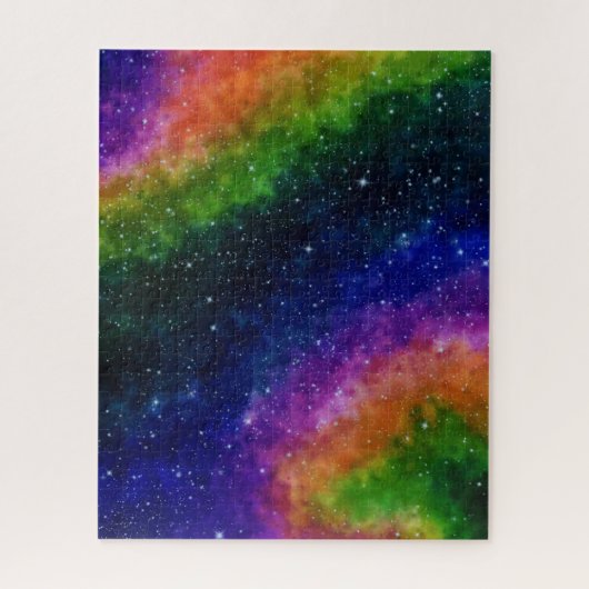 カラフル銀河系チャレンジジグソーパズル ジグソーパズル (縦)