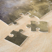 カラフル銀河系パターン ジグソーパズル (側面)