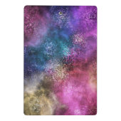 カラフル銀河系パターン ミニクリップボード (裏面)