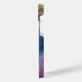 カラフル銀河系パターン iPhoneケース (左側面)