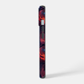 カラフル銀河系パターン iPhone 15ケース (左側面)