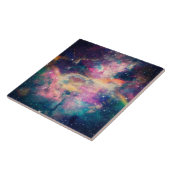 カラフル銀河系星雲絵画色 タイル (側面)