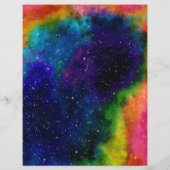 カラフル銀河系紙 (裏面)