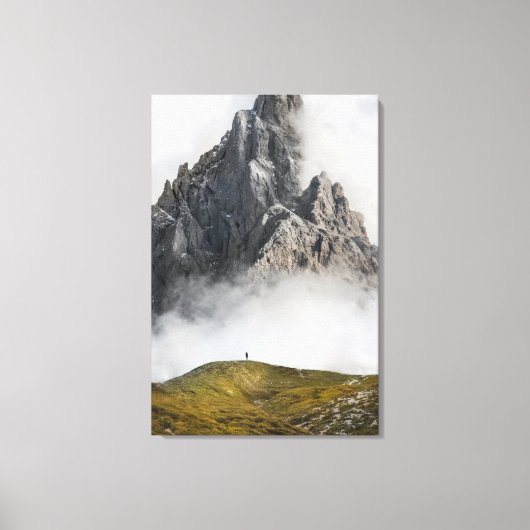 カラフル銀河系 キャンバスプリント (正面)