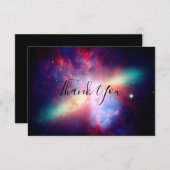 カラフル銀河系 サンキューカード (正面/裏面)
