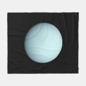 カラフル銀河系 フリースブランケット (正面(横))