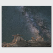 カラフル銀河系 ラッピングペーパー (フラット)