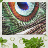 カラフル銅孔雀 キッチンタオル (折り畳み)