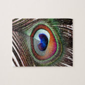 カラフル銅孔雀 ジグソーパズル (横)