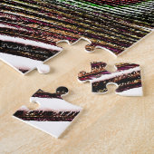 カラフル銅孔雀 ジグソーパズル (側面)