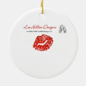 カラフル銅孔雀 セラミックオーナメント (裏面)