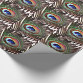 カラフル銅孔雀 ラッピングペーパー (角)