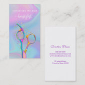 カラフル鋏 名刺 (正面/裏面)