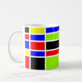 カラフル長方形01 コーヒーマグカップ (左)