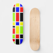 カラフル長方形01 スケートボード (正面)