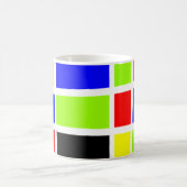 カラフル長方形02 コーヒーマグカップ (中央)